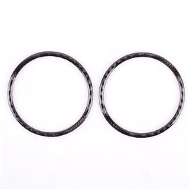 2 PCS Car Door Horn Trim Ring Decorative Sticker for Ford Mustang, Door Horn