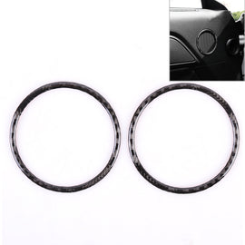 2 PCS Car Door Horn Trim Ring Decorative Sticker for Ford Mustang, Door Horn