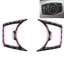 2 PCS Car Headlight Adjustment Decorative Sticker for Ford Mustang 2015-2020, Headlight Adjustment