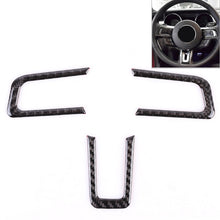 Load image into Gallery viewer, 3 PCS Car Steering Wheel Button Decorative Sticker for Ford Mustang 2015-2020, Steering Wheel Button