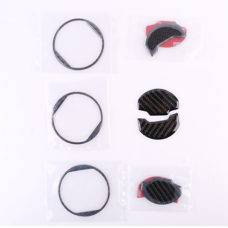 9 PCS Central Air Vents Cover Decorative Sticker Air Outlet Trim Ring for Ford Mustang 2015-2020, Central Air Vents