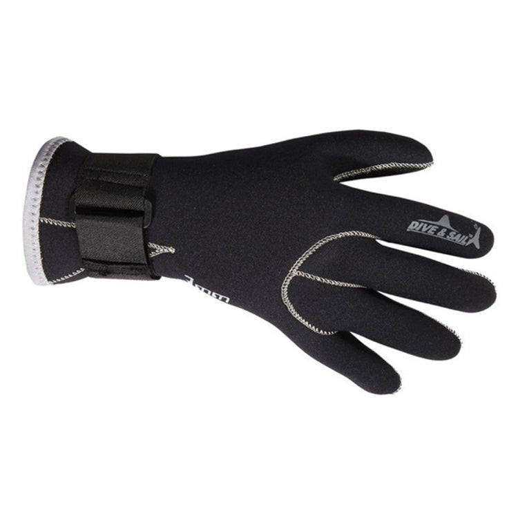 DIVE&SAIL 3mm Neoprene Anti-slip Warm Wear-resistant Swimming Diving Gloves, Size: S, Size: L, Size: M