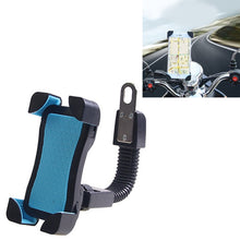 Load image into Gallery viewer, Universal 360 Degrees Free Rotation ABS Motorcycle Phone Bracket Mountain Bike Navigation Bracket GPS/Mobile Holder for 3.5-6.5 inch Mobile Phone