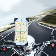 Load image into Gallery viewer, Universal 360 Degrees Free Rotation ABS Motorcycle Phone Bracket Mountain Bike Navigation Bracket GPS/Mobile Holder for 3.5-6.5 inch Mobile Phone