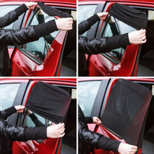 Load image into Gallery viewer, 2 PCS Car Shade Block Car Sun Block Window Gauze Shading Net Side Blocking Cover Sun Net Sandbags Side Window Sunshade Cover, Size: 92*54cm, Size: 92*54cm