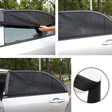 Load image into Gallery viewer, 2 PCS Car Shade Block Car Sun Block Window Gauze Shading Net Side Blocking Cover Sun Net Sandbags Side Window Sunshade Cover, Size: 92*54cm, Size: 92*54cm