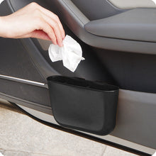 Load image into Gallery viewer, Car Cup Holder Garbage Can Portable Vehicle Trash Can Bin Rubbish Bin Organizer Car-mounted Trash Car Storage Box