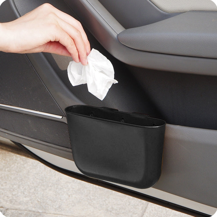 Car Cup Holder Garbage Can Portable Vehicle Trash Can Bin Rubbish Bin Organizer Car-mounted Trash Car Storage Box