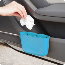 Load image into Gallery viewer, Car Cup Holder Garbage Can Portable Vehicle Trash Can Bin Rubbish Bin Organizer Car-mounted Trash Car Storage Box