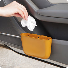 Load image into Gallery viewer, Car Cup Holder Garbage Can Portable Vehicle Trash Can Bin Rubbish Bin Organizer Car-mounted Trash Car Storage Box