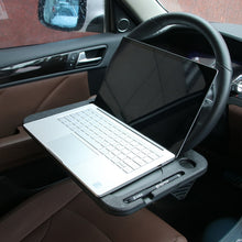 Load image into Gallery viewer, Multi-function Car Steering Wheel Computer Card Table Box Car Tray Desktop Computer Desk Car Laptop Table Dining Table Shelf Desk Auto Accessories, Multi-function Black, Multi-function Grey