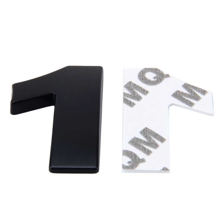 Car Vehicle Badge Emblem 3D Number One Self-adhesive Sticker Decal, Size: 3.6*4.5*0.5cm, 1, 2, 3, 4, 5, 6, 7, 8