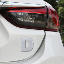 Load image into Gallery viewer, Car Vehicle Badge Emblem 3D English Letter Self-adhesive Sticker Decal, Size: 4.5*4.5*0.5cm, G, R, H, S, I, T, A, J, U, Y, K, V, Z, L, W, B, M, X, C, N, D, O, E, P, F, Q