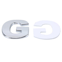 Load image into Gallery viewer, Car Vehicle Badge Emblem 3D English Letter Self-adhesive Sticker Decal, Size: 4.5*4.5*0.5cm, G, R, H, S, I, T, A, J, U, Y, K, V, Z, L, W, B, M, X, C, N, D, O, E, P, F, Q