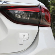 Load image into Gallery viewer, Car Vehicle Badge Emblem 3D English Letter Self-adhesive Sticker Decal, Size: 4.5*4.5*0.5cm, G, R, H, S, I, T, A, J, U, Y, K, V, Z, L, W, B, M, X, C, N, D, O, E, P, F, Q