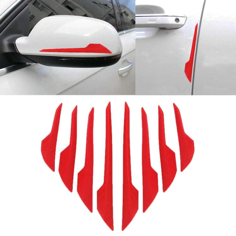 8 PCS Car Vehicle Door Side Guard Anti Crash Strip Exterior Avoid Bumps Collsion Impact Protector Sticker, R-2119 Door Edge Guards, Door Side Guard, R-2119