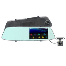 Load image into Gallery viewer, G705 5 inch LCD Touch Screen Rear View Mirror Car Recorder with Separate Camera, 170 Degree Wide Angle Viewing, Support Loop Video / Motion Detection / G-Sensor / TF Card, G705