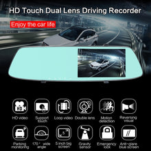 Load image into Gallery viewer, G705 5 inch LCD Touch Screen Rear View Mirror Car Recorder with Separate Camera, 170 Degree Wide Angle Viewing, Support Loop Video / Motion Detection / G-Sensor / TF Card, G705