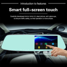 Load image into Gallery viewer, G705 5 inch LCD Touch Screen Rear View Mirror Car Recorder with Separate Camera, 170 Degree Wide Angle Viewing, Support Loop Video / Motion Detection / G-Sensor / TF Card, G705