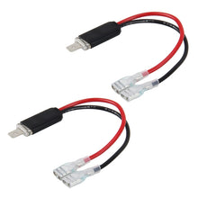 Load image into Gallery viewer, 2 PCS Universal H1 Conversion Bulb Harness Wire Plugs Power Wire Adapter Connectors, H1 Wire 1