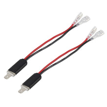 Load image into Gallery viewer, 2 PCS Universal H1 Conversion Bulb Harness Wire Plugs Power Wire Adapter Connectors, H1 Wire 1