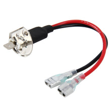 Load image into Gallery viewer, 2 PCS Universal H1 Conversion Bulb Harness Wire Plugs Power Wire Adapter Connectors, H1 Wire 2