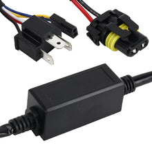 Load image into Gallery viewer, 2 PCS DC 12V Universal H4 Bulb Harness Wiring Relay Harness Relay Wiring HID Relay Wiring Harness HID H4 Xenon Light System Relay Harness for Hi/Lo HID, DC 12V
