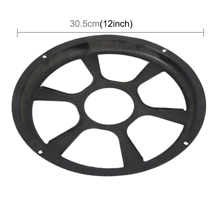 12 inch Universal Car Horn Cover Black Round Horn Cover Horn Round Cover, Size: 12 inch