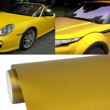 Load image into Gallery viewer, 1.52 * 0.5m Waterproof PVC Wire Drawing Brushed Chrome Vinyl Wrap Car Sticker Automobile Ice Film Stickers Car Styling Matte Brushed Car Wrap Vinyl Film, CMS3354, CMS3354D, CMS3354E, CMS3354G, CMS3354J, CMS3354M, CMS3354R, CMS3354S, CMS3354TB, CMS3354TT