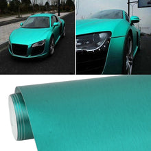 Load image into Gallery viewer, 1.52 * 0.5m Waterproof PVC Wire Drawing Brushed Chrome Vinyl Wrap Car Sticker Automobile Ice Film Stickers Car Styling Matte Brushed Car Wrap Vinyl Film, CMS3354, CMS3354D, CMS3354E, CMS3354G, CMS3354J, CMS3354M, CMS3354R, CMS3354S, CMS3354TB, CMS3354TT