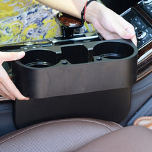 Load image into Gallery viewer, Car Seat Crevice Storage Box Cup Drink Holder Auto Pocket Stowing Tidying for Phone Pad Card Coin Case Car Accessories, Black, Grey, Khaki, Brown
