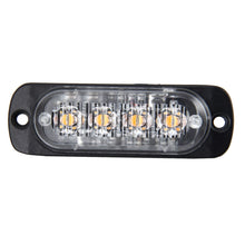 Load image into Gallery viewer, DC 12V-24V 2W 4LEDs SMD-2835 Lamps 17 Flash Patterns 3 Lines Car Flash Lamp Waterproof Car Truck Emergency Strobe Flash Warning Light, Cable Length: 90cm, 4LEDs