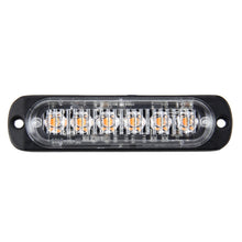 Load image into Gallery viewer, DC 12V-24V 2W 6LEDs SMD-2835 Lamps 17 Flash Patterns 3 Lines Car Flash Lamp Waterproof Car Truck Emergency Strobe Flash Warning Light, Cable Length: 90cm, 6LEDs