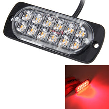 Load image into Gallery viewer, DC 12V-24V 2W 12LEDs SMD-2835 Lamps 17 Flash Patterns 3 Lines Car Flash Lamp Waterproof Car Truck Emergency Strobe Flash Warning Light, Cable Length: 90cm, 12LEDs