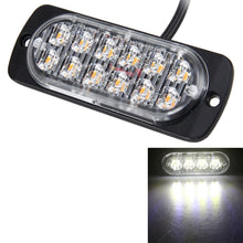 Load image into Gallery viewer, DC 12V-24V 2W 12LEDs SMD-2835 Lamps 17 Flash Patterns 3 Lines Car Flash Lamp Waterproof Car Truck Emergency Strobe Flash Warning Light, Cable Length: 90cm, 12LEDs