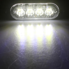 Load image into Gallery viewer, DC 12V-24V 2W 12LEDs SMD-2835 Lamps 17 Flash Patterns 3 Lines Car Flash Lamp Waterproof Car Truck Emergency Strobe Flash Warning Light, Cable Length: 90cm, 12LEDs