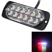 Load image into Gallery viewer, DC 12V-24V 2W 12LEDs SMD-2835 Lamps 17 Flash Patterns 3 Lines Car Flash Lamp Waterproof Car Truck Emergency Strobe Flash Warning Light, Cable Length: 90cm, 12LEDs