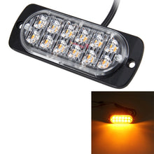 Load image into Gallery viewer, DC 12V-24V 2W 12LEDs SMD-2835 Lamps 17 Flash Patterns 3 Lines Car Flash Lamp Waterproof Car Truck Emergency Strobe Flash Warning Light, Cable Length: 90cm, 12LEDs