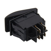 Load image into Gallery viewer, Car Truck Boat Switch Toggle Light Switch 4pin Waterproof 12/24V Bar Style Blue Toggle Reverse Rocker Rear Light Switch Car Auto Universal DIY 4 Pin Boat Cap OFF-ON Push Button with Indicator Light, Button 2
