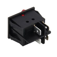 Load image into Gallery viewer, Car Truck Boat Switch Toggle Light Switch 4pin Waterproof 12/24V Car Auto Universal DIY 4 Pin Double Control Switch OFF-ON Push Button, Button 1