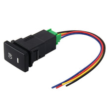 Load image into Gallery viewer, Car Fog Light Lamp Indicator 5 PIN On and Off Button Switch Control 4 Cable Auto Car Fog Light 5 Pin Switch On-Off Button Switch for Toyota, Small Size: 5*2.2*1.7cm, With Cable