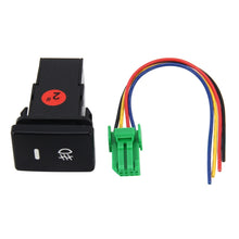 Load image into Gallery viewer, Car Fog Light Lamp Indicator 5 PIN On and Off Button Switch Control 4 Cable Auto Car Fog Light 5 Pin Switch On-Off Button Switch for Toyota, Small Size: 5*2.2*1.7cm, With Cable