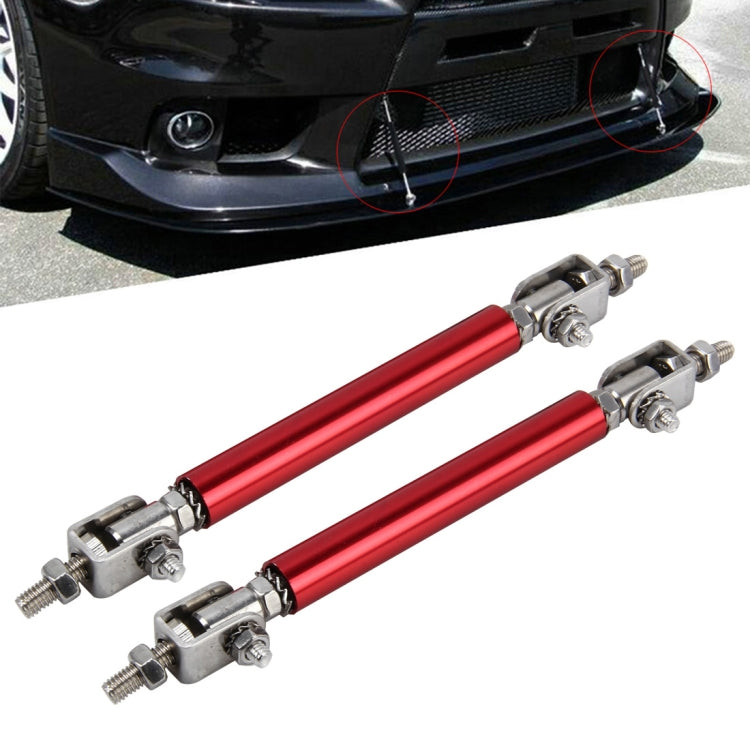 2 PCS Car Modification Large Surrounded By The Rod Telescopic Lever Front and Rear Bars Fixed Front Lip Back Shovel Adjustable Small Rod, Length: 15cm, Length: 15cm