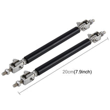 Load image into Gallery viewer, 2 PCS Car Modification Large Surrounded By The Rod Telescopic Lever Front and Rear Bars Fixed Front Lip Back Shovel Adjustable Small Rod, Length: 20cm, Length: 20cm