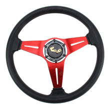 Load image into Gallery viewer, 35cm PU Racing Sport Hand Wheel Car Modified Steering Wheel