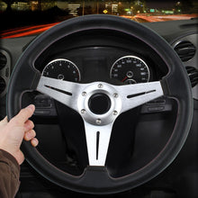 Load image into Gallery viewer, 35cm PU Racing Sport Hand Wheel Car Modified Steering Wheel