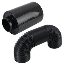 Load image into Gallery viewer, Universal Air Intakes Short Cold Racing Aluminium Air Intake Pipe Hose High Flow Cold Air Extension System Air Filter, High Flow Cold Air Filter