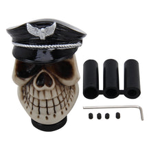 Load image into Gallery viewer, Universal Skull Car Gear Shift Knob Modified Car Gear Shift Knob Auto Transmission Shift Lever Knob Resin Gear Knobs, Skull Head Shape 6, Skull Head Shape 9, Skull Head Shape 7