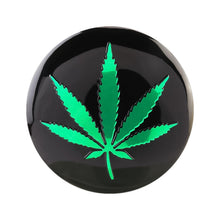Load image into Gallery viewer, 4 PCS Car-Styling Green Leaves Pattern Metal Wheel Hub Decorative Sticker, Diameter: 5.8cm, Green Leaves