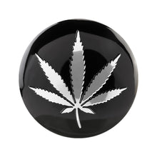 Load image into Gallery viewer, 4 PCS Car-Styling Silver Leaves Pattern Metal Wheel Hub Decorative Sticker, Diameter: 5.8cm, Silver Leaves